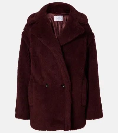 Max Mara Olga Apaca, Wool And Silk Peacoat