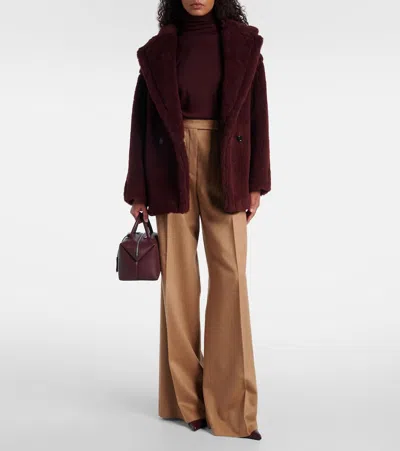 Max Mara Olga Apaca, Wool And Silk Peacoat