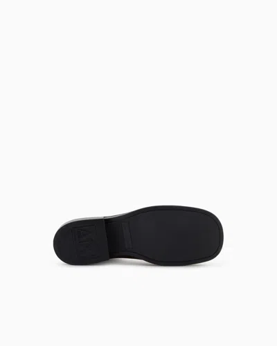 Armani Exchange Booties In Brown