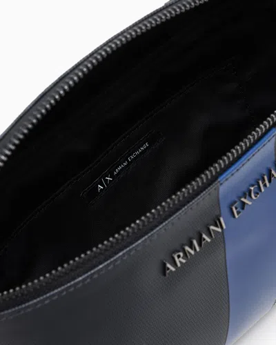 Armani Exchange Monogram And Stripes Bum Bag