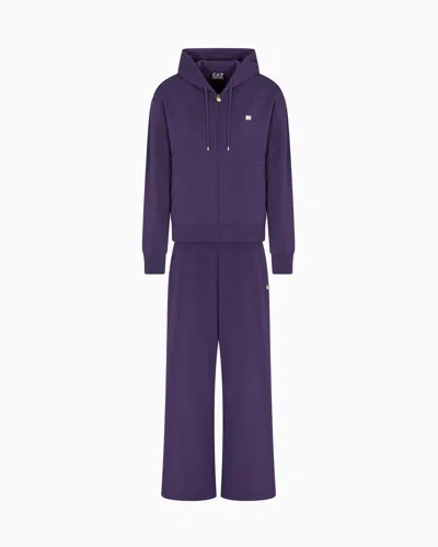 Ea7 Core Lady Stretch-cotton Tracksuit