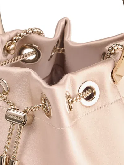 Jimmy Choo Bon Bon Circular-handle Bucket Bag