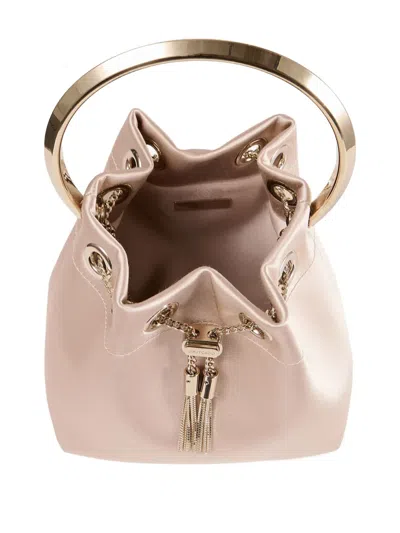 Jimmy Choo Bon Bon Circular-handle Bucket Bag