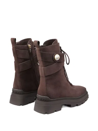 Jimmy Choo 45mm Noemi Lace-up Combat Boots
