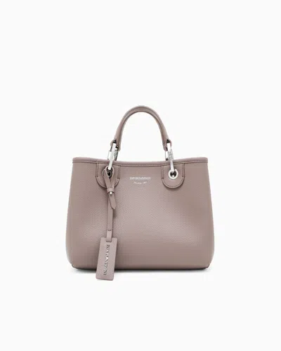 Emporio Armani Small Myea Shopper Bag With Deer Print