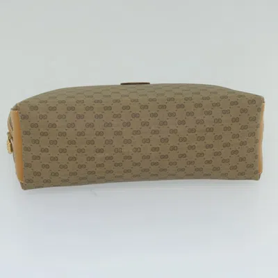 Pre-owned Gucci Beige Canvas Clutch Bag ()