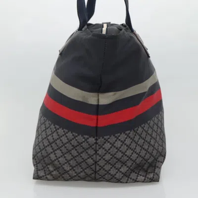Pre-owned Gucci Diamante Navy Synthetic Tote Bag ()