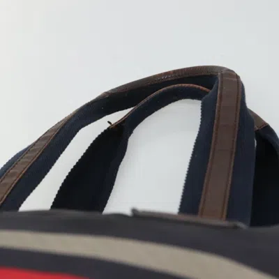 Pre-owned Gucci Diamante Navy Synthetic Tote Bag ()