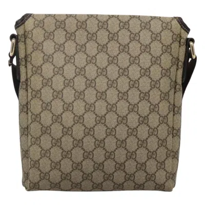 Pre-owned Gucci Gg Canvas Beige Canvas Shoulder Bag ()
