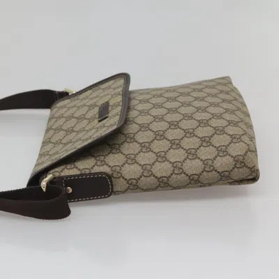 Pre-owned Gucci Gg Canvas Beige Canvas Shoulder Bag ()