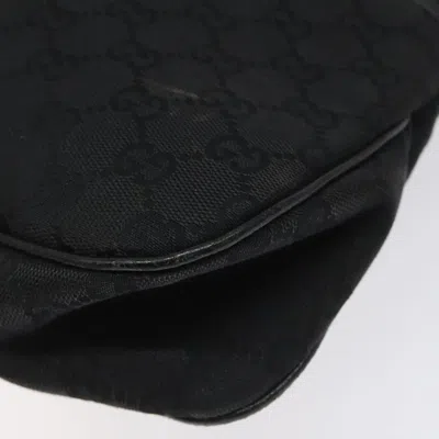 Pre-owned Gucci Gg Canvas Black Canvas Shoulder Bag ()