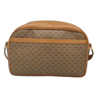 Pre-owned Gucci Micro Small Gg Canvas Beige Canvas Shoulder Bag ()