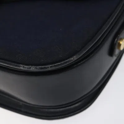 Pre-owned Gucci Navy Canvas Shoulder Bag ()