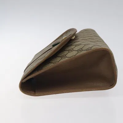 Pre-owned Gucci Sherry Beige Canvas Clutch Bag ()