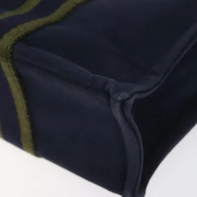 Pre-owned Hermes Hermès Fourre Tout Navy Canvas Tote Bag ()