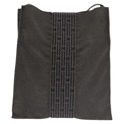 Pre-owned Hermes Hermès Herline Grey Canvas Clutch Bag ()
