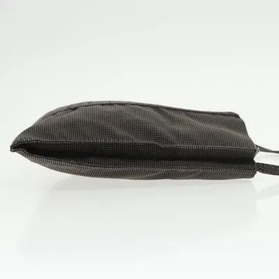 Pre-owned Hermes Hermès Herline Grey Canvas Clutch Bag ()