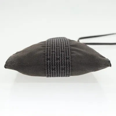 Pre-owned Hermes Hermès Herline Grey Canvas Clutch Bag ()