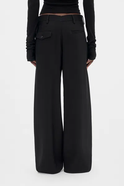 Ann Demeulemeester Anneke Comfort Tailored Trousers In Black