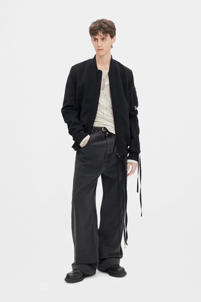 Ann Demeulemeester Dries Standard Bomber In Black