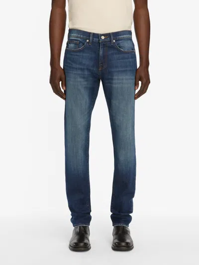 Frame Modern Straight Jeans In Blue