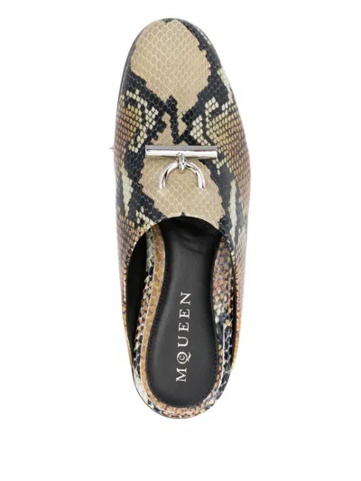 Alexander Mcqueen Alexander Mc Queen Leather Slippers