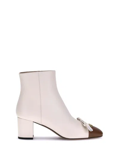 Valentino Valet Du Roi Bootie In White