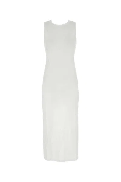 Loulou Studio White Cotton Rayna Dress In White