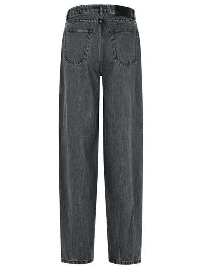 Rotate Birger Christensen Black Cotton Jeans With Laces