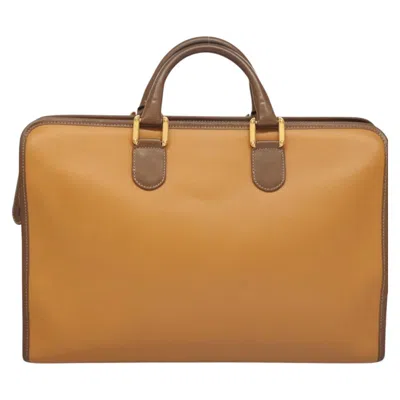 Pre-owned Loewe Anagram Brown Leather Briefcase Bag ()
