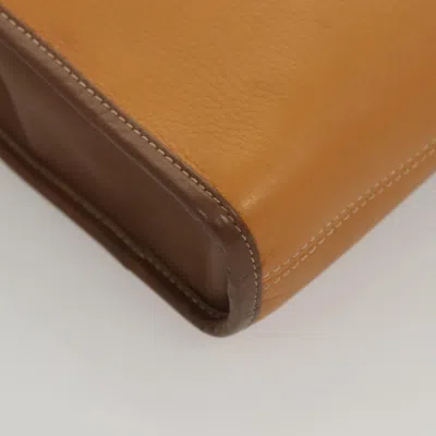 Pre-owned Loewe Anagram Brown Leather Briefcase Bag ()