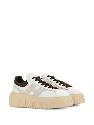 Hogan H-stripes Nappa Leather Sneakers Shoes