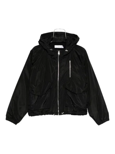 Iro Hooded Pocketed Bomber Jacket