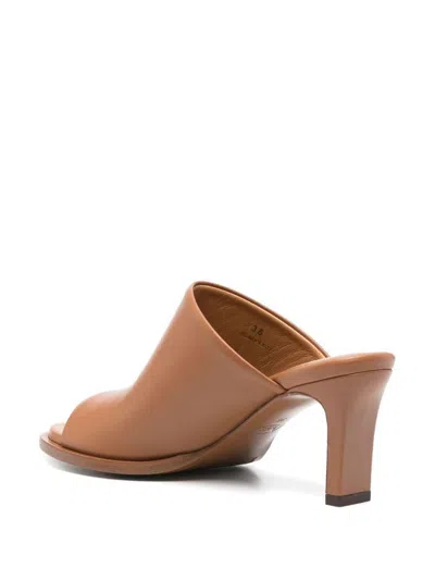 Tod's Open-toe Calfskin Sabot With Wrapped Heel