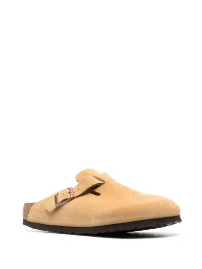 Birkenstock Boston Suede Leather Slippers