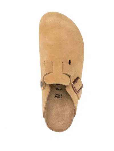 Birkenstock Boston Suede Leather Slippers