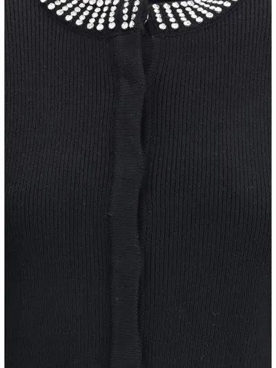 Pinko Spezzino Cardigan Blend Ws In Black