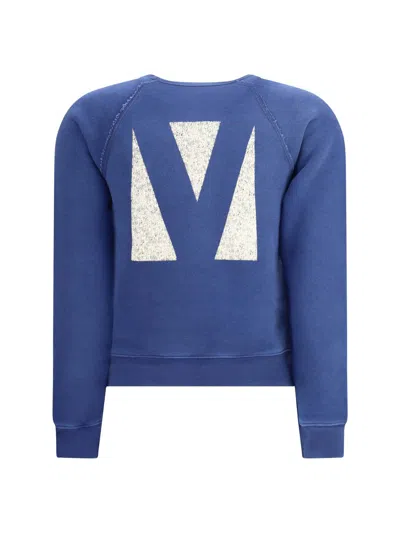 Valentino Long Sleeve Sweatshirt In Blue
