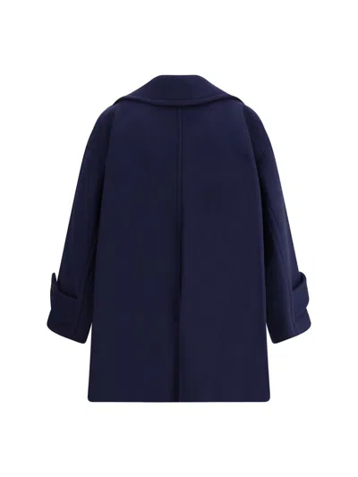 Chloé Women Double-breasted Wool-blend Coat