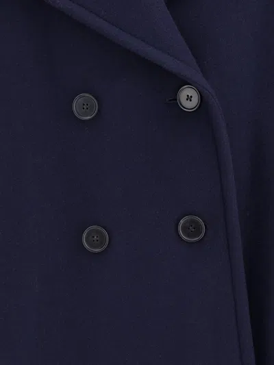 Chloé Women Double-breasted Wool-blend Coat