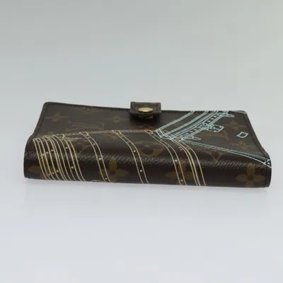 Pre-owned Louis Vuitton Agenda Pm Brown Canvas Wallet  ()