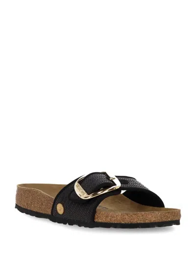 Birkenstock Madrid Buckle-detail Sandals In Black