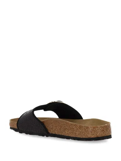 Birkenstock Madrid Buckle-detail Sandals In Black