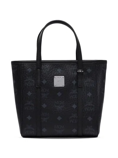 Mcm Shopper Bag Mini In Black