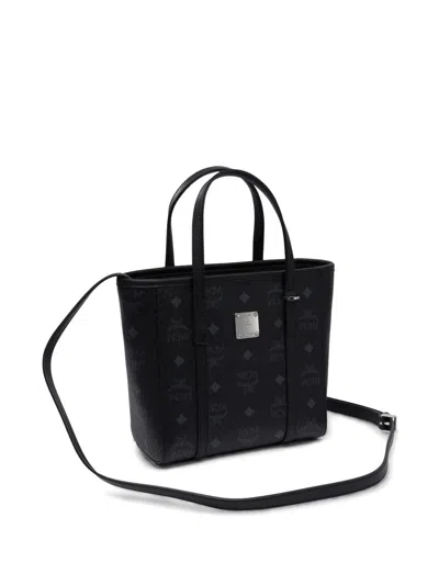 Mcm Shopper Bag Mini In Black