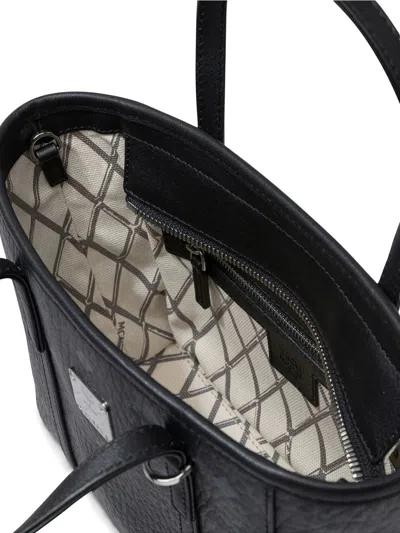 Mcm Shopper Bag Mini In Black