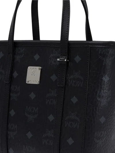 Mcm Shopper Bag Mini In Black