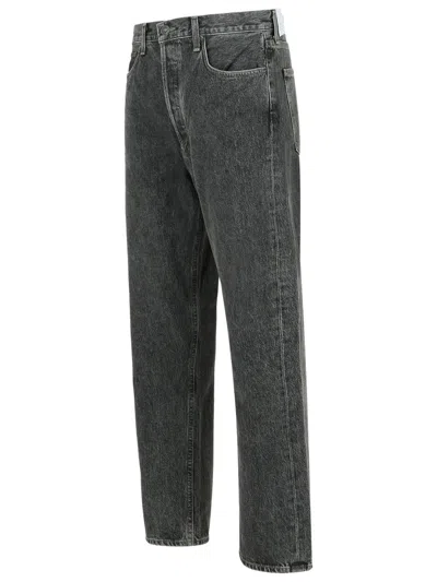 Agolde '90's' ' Fresh' Cotton Jeans In Black