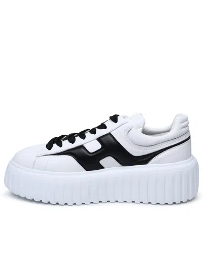 Hogan Nappa Leather Sneakers With Extralight Eva Sole In White