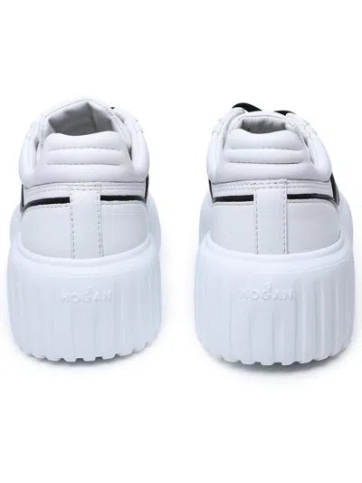 Hogan Nappa Leather Sneakers With Extralight Eva Sole In White